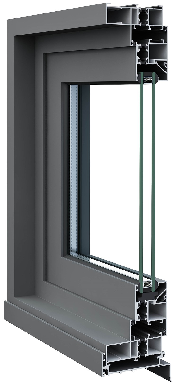 aluminium flush casement windows