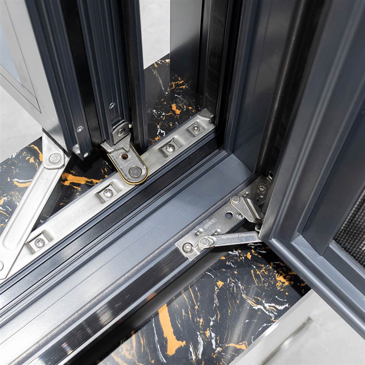 aluminium frame casement window