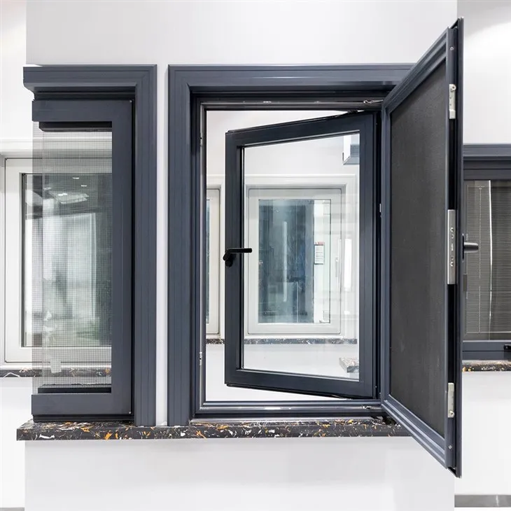 aluminium flush windows